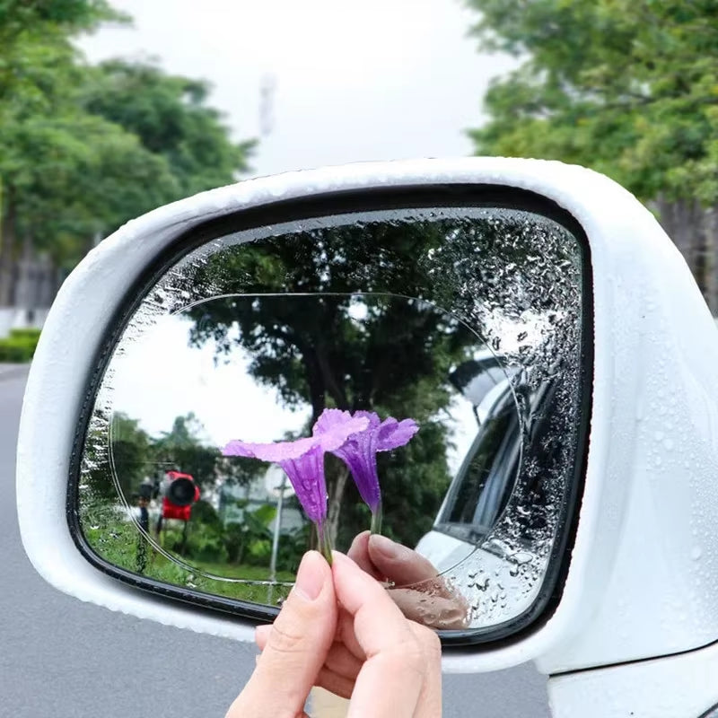 2Pcs Car Rain Rearview Mirror Films Waterproof Anti-Fog Car Mirror Rain Covers Window Anti-Rain Protector Film Auto Accessories