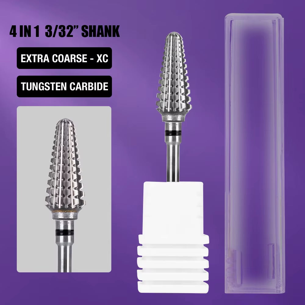 1Pc Nail Drill Bit Rotate Burr Milling Nail Cutter Bits Electric Drill Machine for Manicure Pedicure Tools