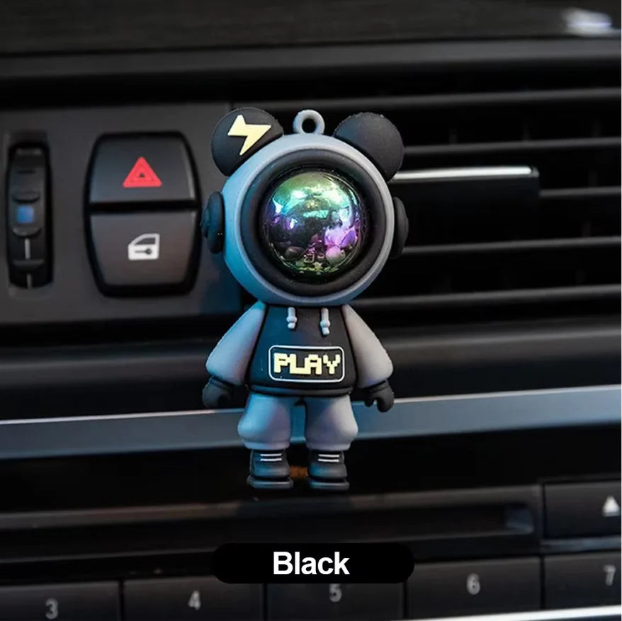 Cute Astronaut Figurines Ornaments Decoration Car Aromatherapy Air Freshener Air Vent Fragrance Interior Perfume Diffuser