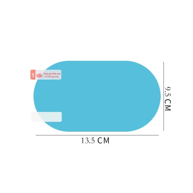 2Pcs Car Rain Rearview Mirror Films Waterproof Anti-Fog Car Mirror Rain Covers Window Anti-Rain Protector Film Auto Accessories